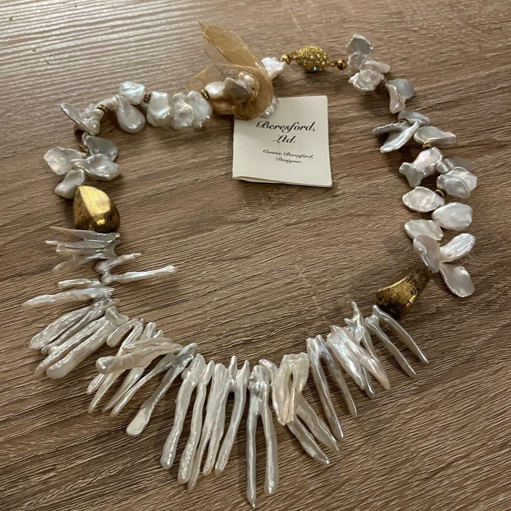 Beresford, Ltd. Pearl Statement Necklace